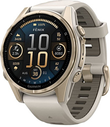 Garmin Fenix 8 Sapphire 43mm (силиконовый ремешок)