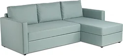 Угловой диван Mio Tesoro Тилаус короткий подлокотник (Mint/Grey)