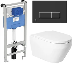 Унитаз Saniteco KW-9009W + R020467 + R0121A6