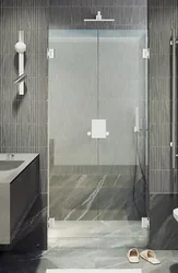 Душевая дверь MaybahGlass 195x101 MGD-464-4 (бесцветный/хром глянцевый)