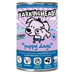 Barking Heads (0.4 кг) 6 шт. Консервы для щенков с лососем Щенячьи деньки