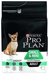 Purina Pro Plan (3 кг) Small & Mini Adult сanine Sensitive Digestion Lamb and rice dry