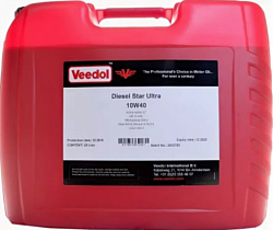 Veedol Diesel Star Ultra 10W-40 20л