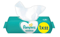 Pampers Sensitive 52 шт