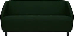 Прямой диван Brioli Ральф трехместный (рогожка, J8 темно-зеленый)