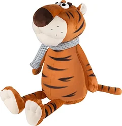 Мягкая игрушка Maxitoys Luxury Тигр Вова в шарфе MT-MRT022120-21
