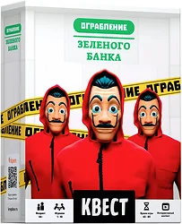 Логическая настольная игра Креп Ограбление зеленого банка Логическая настольная игра Креп Ограбление зеленого банка