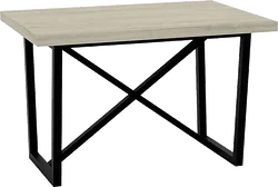 Кухонный стол TMB Loft Бронсон Дуб 1200x600 40 мм (выбеленное дерево)