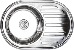 Кухонная мойка AKS Овальная 77x50 Кухонная мойка AKS Овальная 77x50