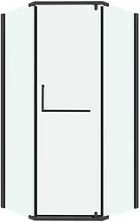 Душевой уголок Grossman Pragma 90x90x195 302.K33.03.9090.42.00 (графит сатин/прозрачное стекло)