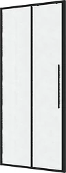 Душевая дверь Niagara Nova NG-84-L13CHB 130x195 (черный матовый/шиншилла стекло)