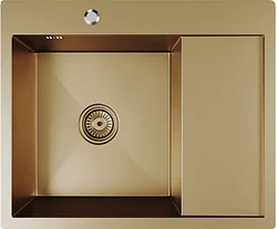 Кухонная мойка Mixline Pro 552925 (бронза, с сифоном) Кухонная мойка Mixline Pro 552925 (бронза, с сифоном)