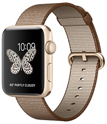 Apple Watch Series 2 42mm Gold with Woven Nylon (MNPP2)