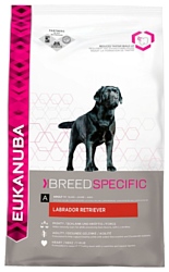 Eukanuba Breed Specific Dry Dog Food For Labrador Retriever Chicken (19 кг)