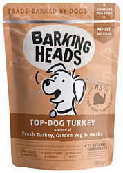 Barking Heads (0.3 кг) 1 шт. Top-Dog Turkey паучи