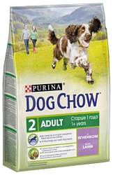 DOG CHOW (2.5 кг) Adult с ягненком для взрослых собак