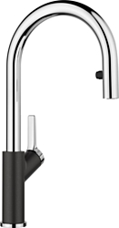 Смеситель Blanco Carena-S 521358 (anthracite/chrome)