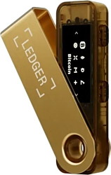 Аппаратный криптокошелек Ledger Nano S Plus (золотистый)