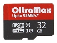 OltraMax microSDHC Class 10 UHS-3 95MB/s 32GB + SD adapter