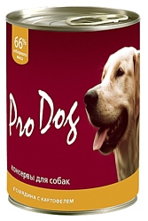 Pro Dog Для собак говядина с картофелем консервы (0.4 кг) 1 шт.