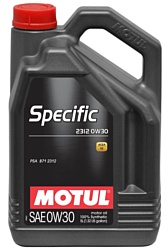 Motul Specific 2312 0W-30 5л