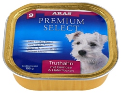 ARAS (0.195 кг) 1 шт. Premium Select для собак - Индейка с овощами и овсяными хлопьями