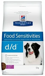 Hill's (12 кг) Prescription Diet D/D Canine Skin Support Duck & Rice dry