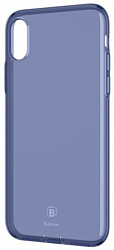 Baseus Simple Series для iPhone X (синий)
