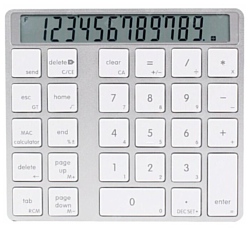 XtremeMac Bluetooth Numpad Calculator Silver