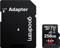 GOODRAM IRDM microSDXC IR-M2AA-2560R12 256GB (с адаптером)