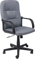 Кресло AksHome Leonidas (пластик/ткань, темно-серый) Кресло AksHome Leonidas (пластик/ткань, темно-серый)