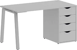 Стол для работы Riva Home Office VR.SP-3-138.4.A Silver (серый)
