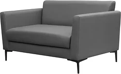 Прямой диван Brioli Куно М двухместный (L21/серый) Прямой диван Brioli Куно М двухместный (L21/серый)