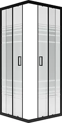 Душевой уголок Метакам City Trend Black 90x90x185 (без поддона) Душевой уголок Метакам City Trend Black 90x90x185 (без поддона)