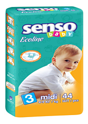 Senso Baby Ecoline Midi 3 (44 шт.)