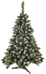 Новогодняя елка GreenTerra Хрустальная, серебро 1.8 м