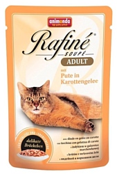 Animonda Rafine Soupe Adult для кошек с индейкой в морковном желе (0.1 кг) 1 шт.