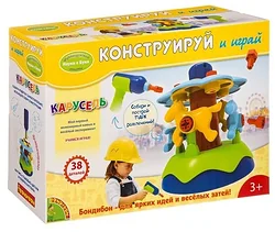 Конструктор BONDIBON Французские опыты науки с Буки Конструируй и играй ВВ4044 Карусель Конструктор BONDIBON Французские опыты науки с Буки Конструируй и играй ВВ4044 Карусель