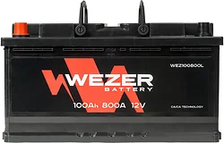 Автомобильный аккумулятор Wezer WEZ100800L (100Ah) Автомобильный аккумулятор Wezer WEZ100800L (100Ah)
