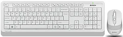 Набор клавиатуры и мыши A4Tech Fstyler FG1010 White/Grey Набор клавиатуры и мыши A4Tech Fstyler FG1010 White/Grey