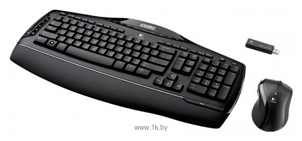 Фотографии Logitech Cordless Desktop MX 3200 Laser black USB