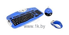 Фотографии Thermaltake Xaser RF Wireless Office Keyboard and Mouse A2211 Blue USB+PS/2