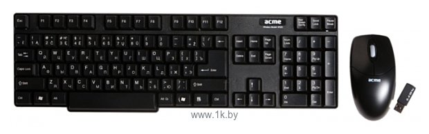Фотографии ACME Wireless Keyboard and Mouse Set WS03 black USB