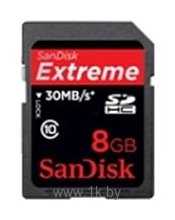 Фотографии Sandisk 8GB Extreme SDHC Class 10