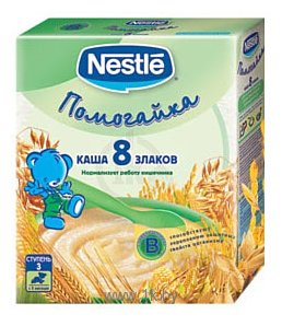 Фотографии Nestle Помогайка 8 Злаков, 250 г