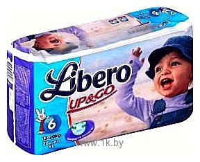 Фотографии Libero Up&Go 6 XL 13-20 кг 28 шт