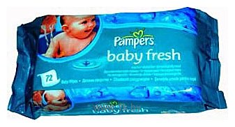 Фотографии Pampers baby fresh сменный блок, 72 шт