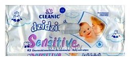 Фотографии Cleanic Baby Sensitive dzidzius, 72 шт