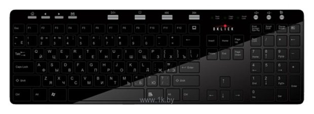 Фотографии Oklick 600 M Multimedia Keyboard black USB