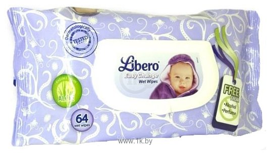 Фотографии Libero Easy Change Aloe, 64 шт